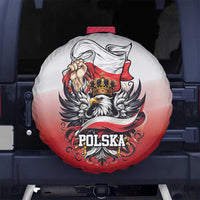 Poland Independence Day Spare Tire Cover Polska White Eagle and Flag Style - Wonder Print Shop