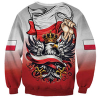 Poland Independence Day Sweatshirt Polska White Eagle and Flag Style - Wonder Print Shop