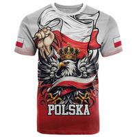 Poland Independence Day T Shirt Polska White Eagle and Flag Style - Wonder Print Shop