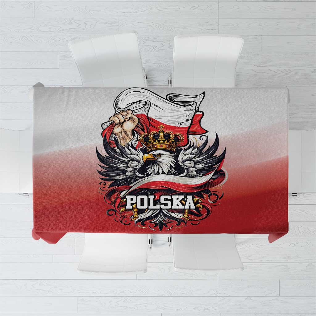 Poland Independence Day Tablecloth Polska White Eagle and Flag Style - Wonder Print Shop
