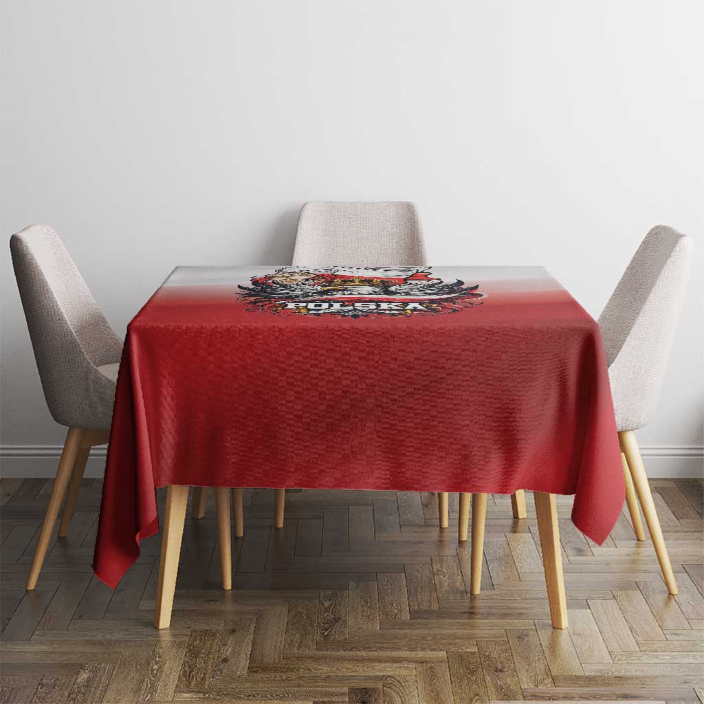 Poland Independence Day Tablecloth Polska White Eagle and Flag Style - Wonder Print Shop