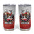 Poland Independence Day Tumbler Cup Polska White Eagle and Flag Style - Wonder Print Shop