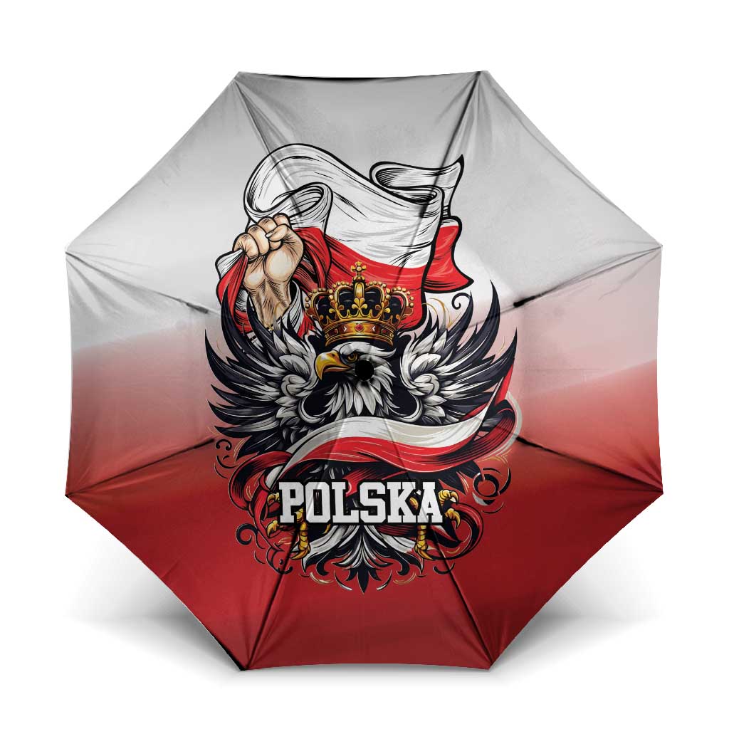 Poland Independence Day Umbrella Polska White Eagle and Flag Style - Wonder Print Shop