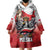 Poland Independence Day Wearable Blanket Hoodie Polska White Eagle and Flag Style - Wonder Print Shop
