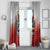 Poland Independence Day Window Curtain Polska White Eagle and Flag Style - Wonder Print Shop