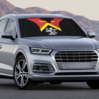 Anglesey Wales Auto Sun Shade Ynys Mon Welsh Lion Flag Design - Wonder Print Shop