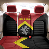 Anglesey Wales Back Car Seat Cover Ynys Mon Welsh Lion Flag Design - Wonder Print Shop