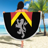 Anglesey Wales Beach Blanket Ynys Mon Welsh Lion Flag Design - Wonder Print Shop