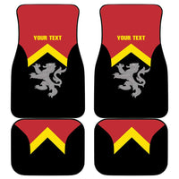 Personalised Anglesey Wales Car Mats Ynys Mon Welsh Lion Flag Design - Wonder Print Shop