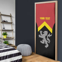 Personalised Anglesey Wales Door Cover Ynys Mon Welsh Lion Flag Design - Wonder Print Shop