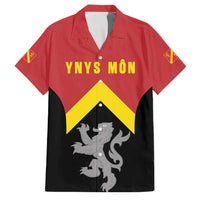 Personalised Anglesey Wales Family Matching Mermaid Dress and Hawaiian Shirt Ynys Mon Welsh Lion Flag Design - Wonder Print Shop