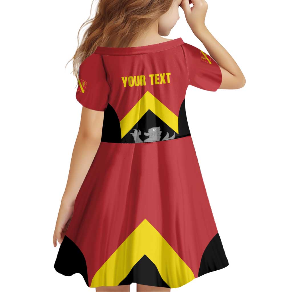 Personalised Anglesey Wales Family Matching Summer Maxi Dress and Hawaiian Shirt Ynys Mon Welsh Lion Flag Design - Wonder Print Shop