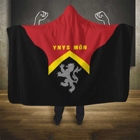 Anglesey Wales Hooded Blanket Ynys Mon Welsh Lion Flag Design - Wonder Print Shop