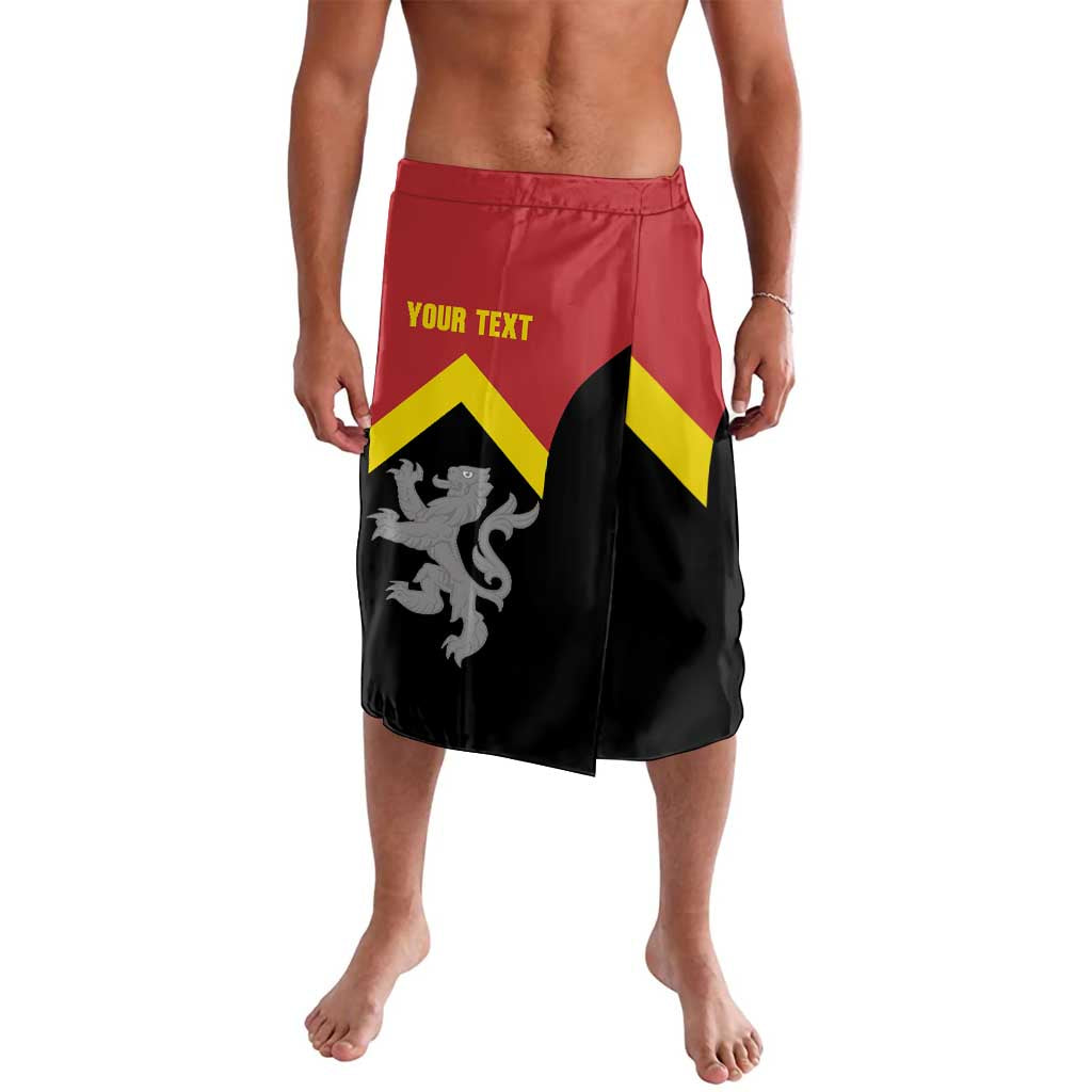 Personalised Anglesey Wales Lavalava Ynys Mon Welsh Lion Flag Design - Wonder Print Shop