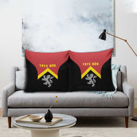 Anglesey Wales Pillow Cover Ynys Mon Welsh Lion Flag Design - Wonder Print Shop