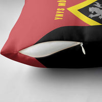 Anglesey Wales Pillow Cover Ynys Mon Welsh Lion Flag Design - Wonder Print Shop