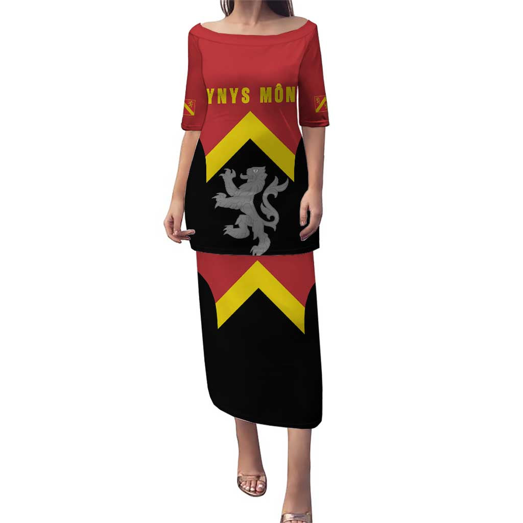 Personalised Anglesey Wales Puletasi Ynys Mon Welsh Lion Flag Design - Wonder Print Shop