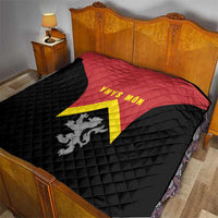 Anglesey Wales Quilt Ynys Mon Welsh Lion Flag Design - Wonder Print Shop