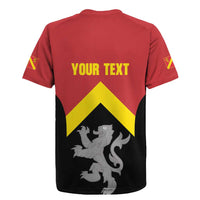 Personalised Anglesey Wales Rugby Jersey Ynys Mon Welsh Lion Flag Design - Wonder Print Shop