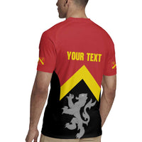 Personalised Anglesey Wales Rugby Jersey Ynys Mon Welsh Lion Flag Design - Wonder Print Shop