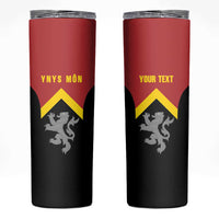 Personalised Anglesey Wales Skinny Tumbler Ynys Mon Welsh Lion Flag Design - Wonder Print Shop