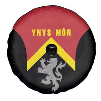 Anglesey Wales Spare Tire Cover Ynys Mon Welsh Lion Flag Design - Wonder Print Shop