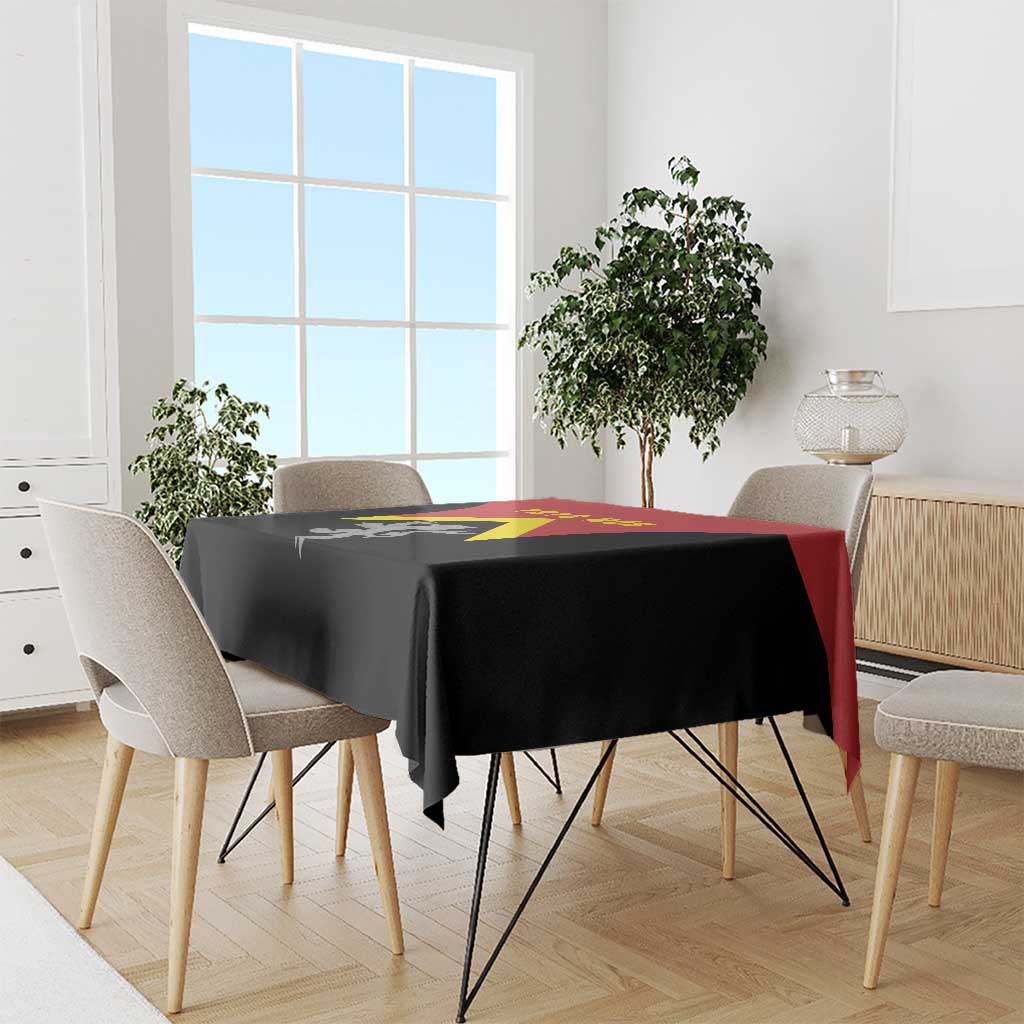 Anglesey Wales Tablecloth Ynys Mon Welsh Lion Flag Design - Wonder Print Shop