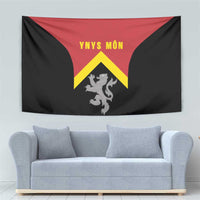 Anglesey Wales Tapestry Ynys Mon Welsh Lion Flag Design - Wonder Print Shop