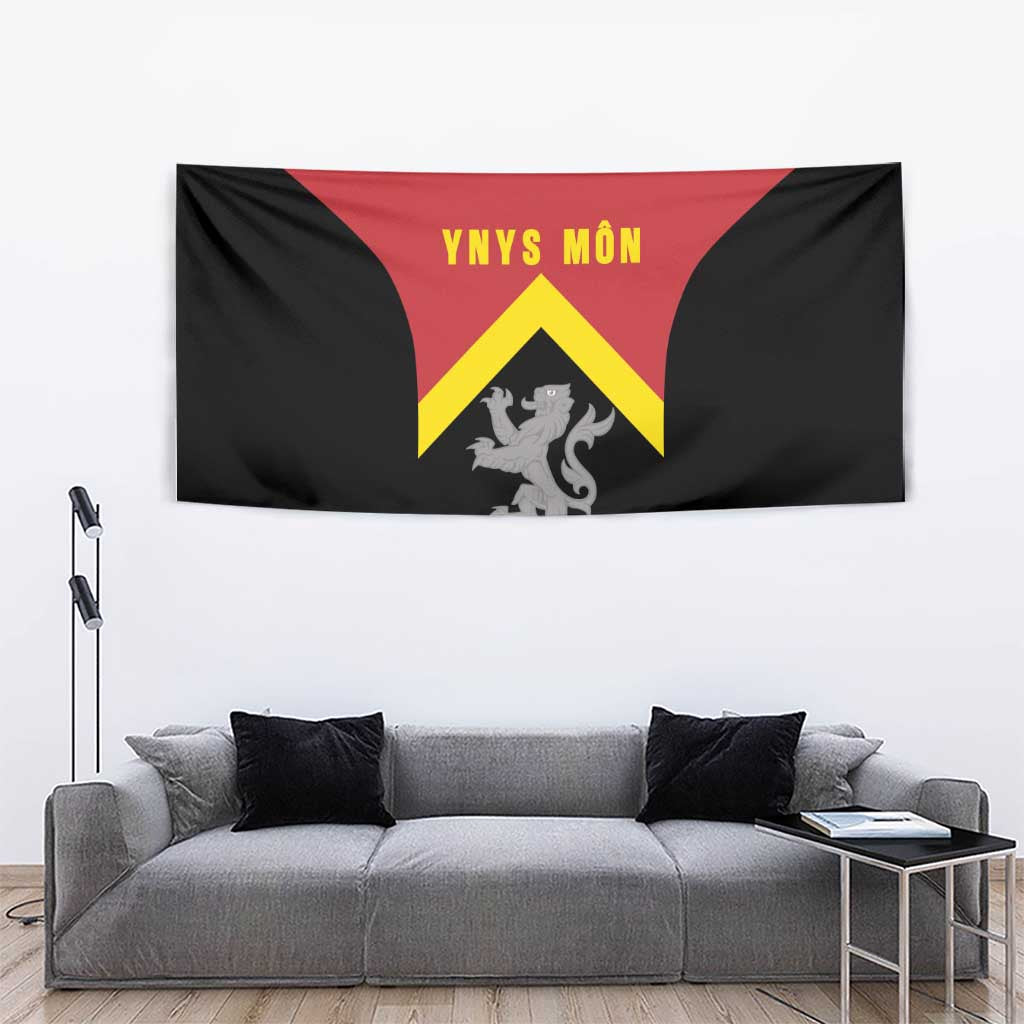 Anglesey Wales Tapestry Ynys Mon Welsh Lion Flag Design - Wonder Print Shop