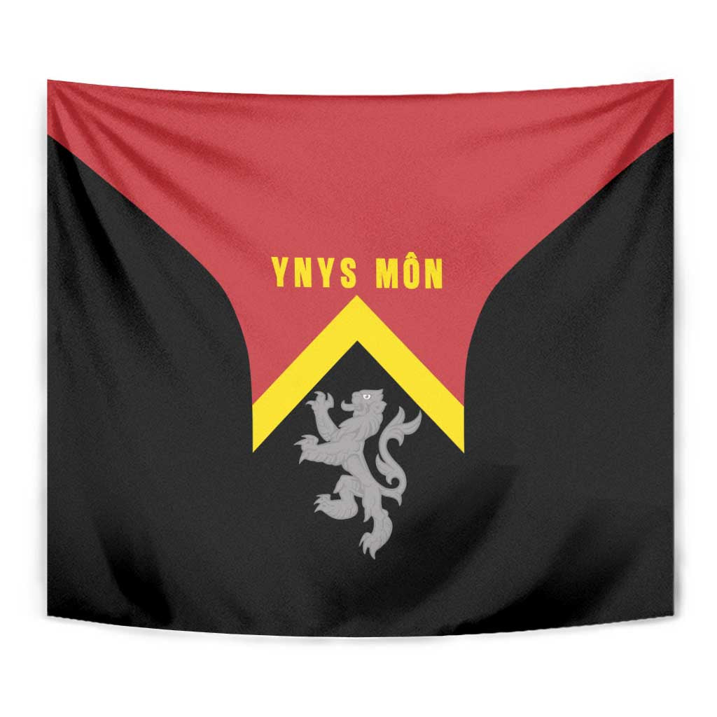 Anglesey Wales Tapestry Ynys Mon Welsh Lion Flag Design - Wonder Print Shop