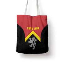 Anglesey Wales Tote Bag Ynys Mon Welsh Lion Flag Design - Wonder Print Shop