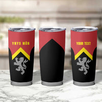 Personalised Anglesey Wales Tumbler Cup Ynys Mon Welsh Lion Flag Design - Wonder Print Shop