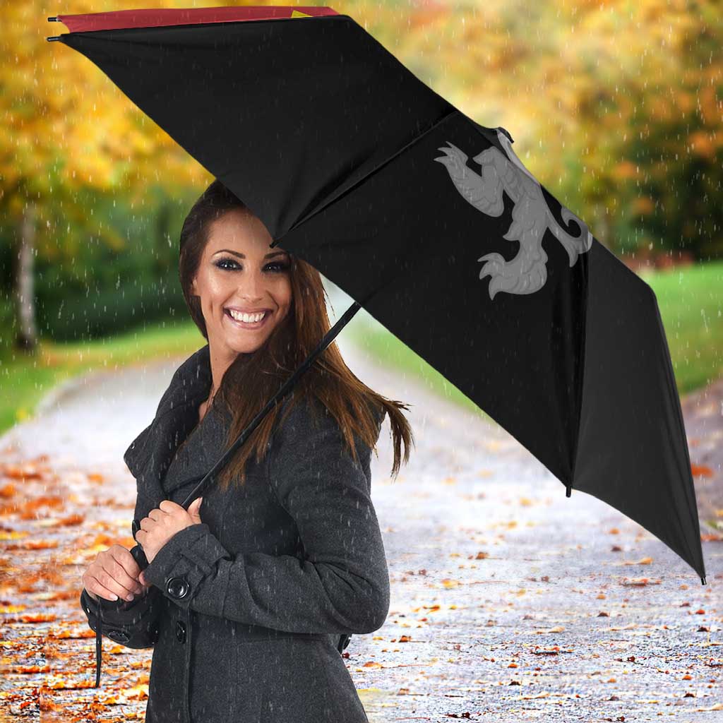Anglesey Wales Umbrella Ynys Mon Welsh Lion Flag Design - Wonder Print Shop