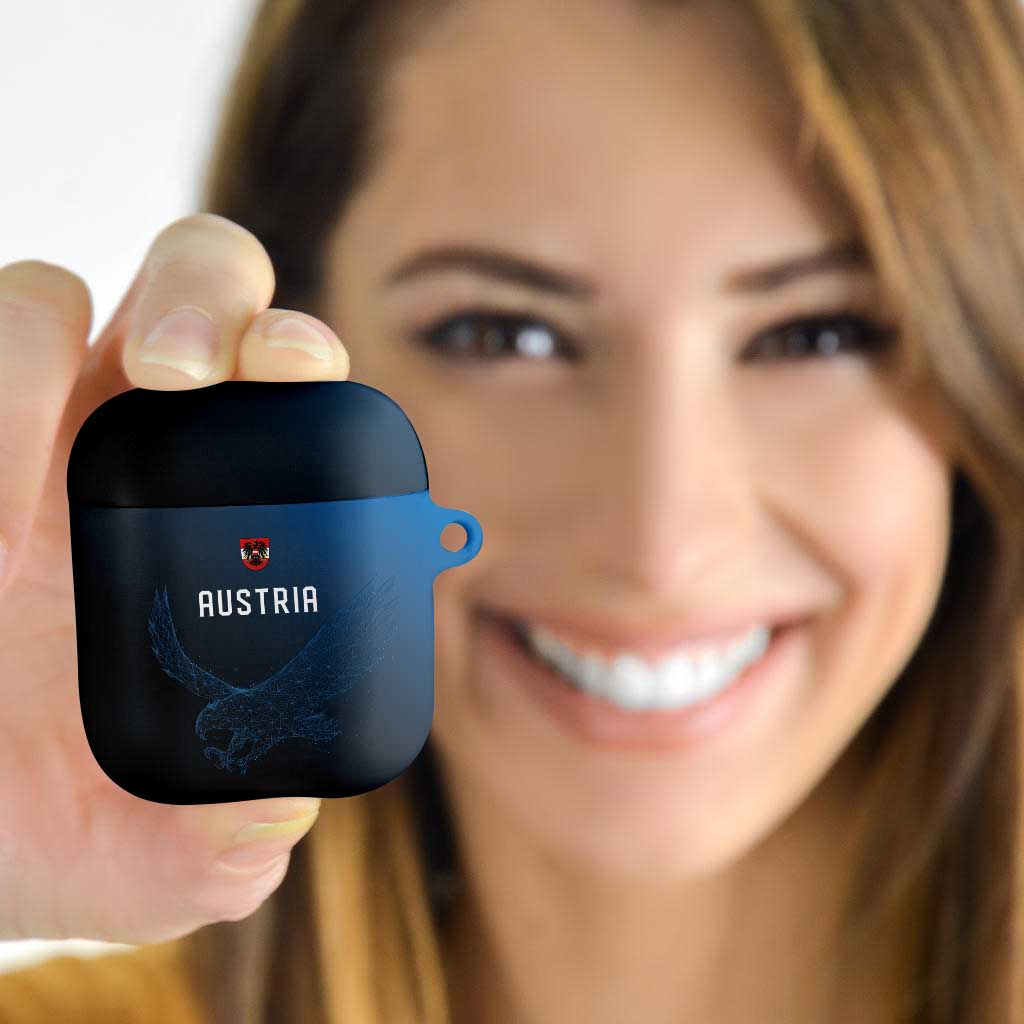 World Football 2026 Austria AirPods Case Das Team Go Champions Blue Version