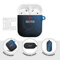 World Football 2026 Austria AirPods Case Das Team Go Champions Blue Version