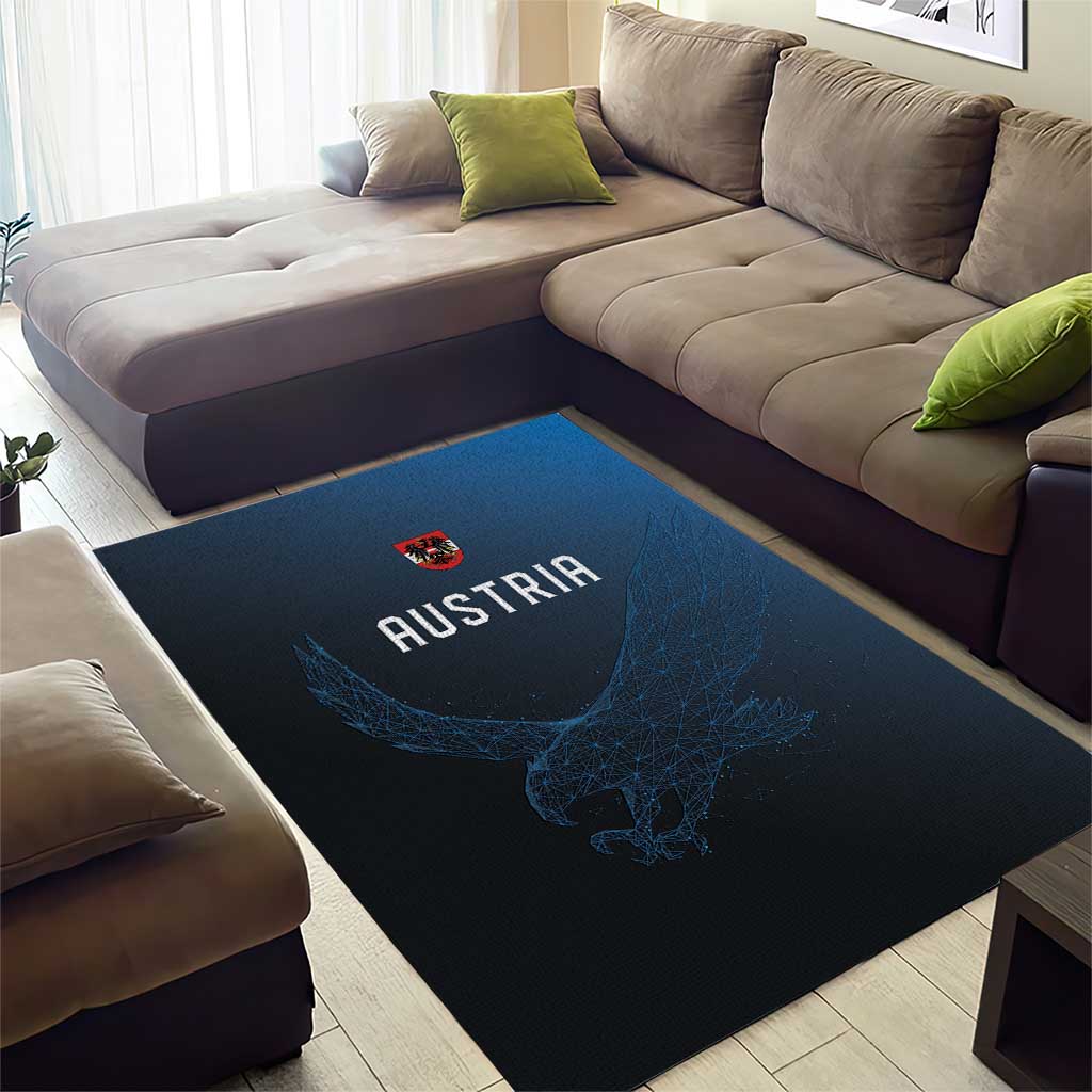 World Football 2026 Austria Area Rug Das Team Go Champions Blue Version