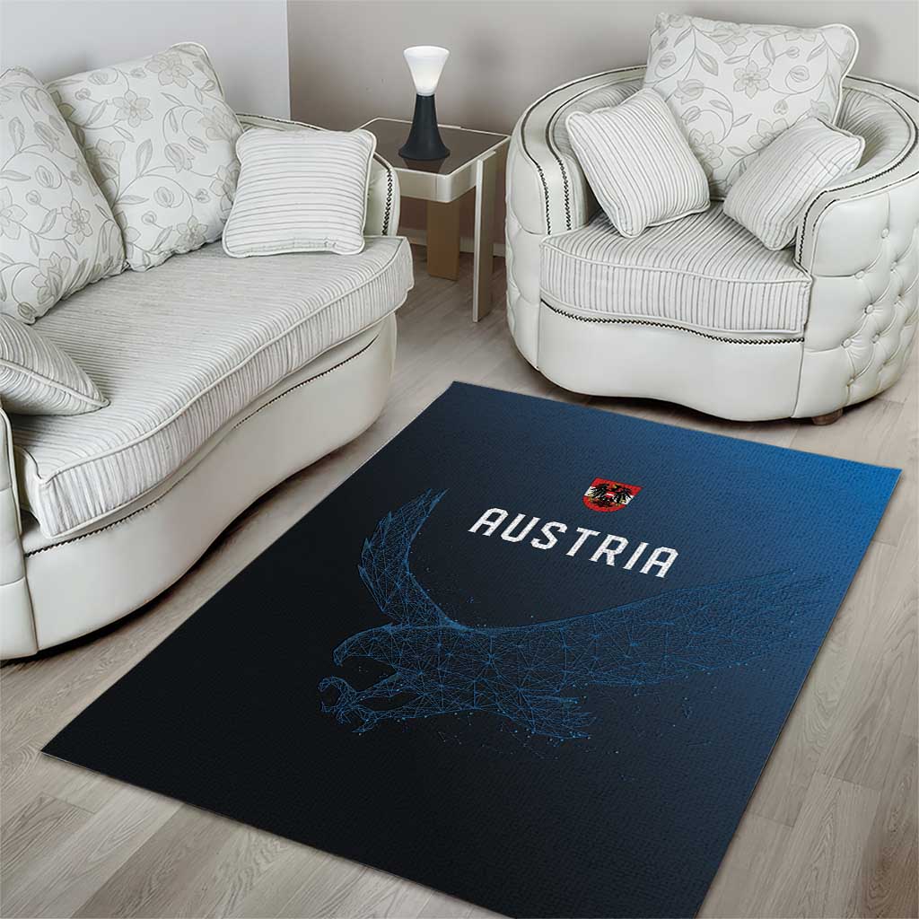 World Football 2026 Austria Area Rug Das Team Go Champions Blue Version