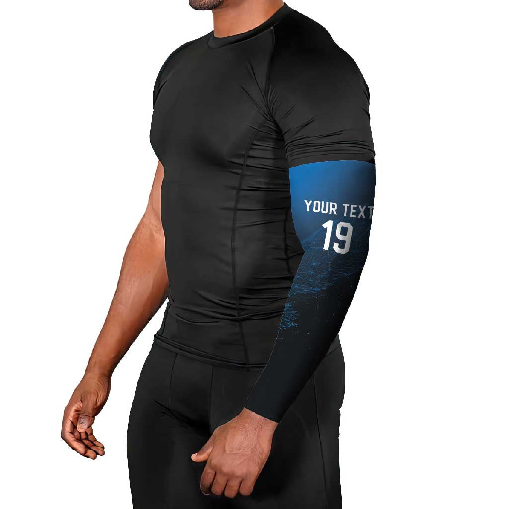 Custom World Football 2026 Austria Arm Sleeves Das Team Go Champions Blue Version