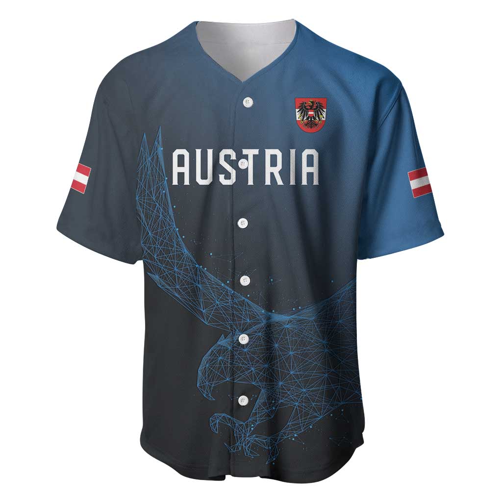 Custom World Football 2026 Austria Baseball Jersey Das Team Go Champions Blue Version