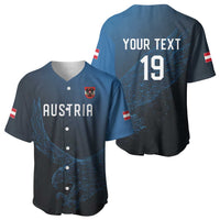 Custom World Football 2026 Austria Baseball Jersey Das Team Go Champions Blue Version
