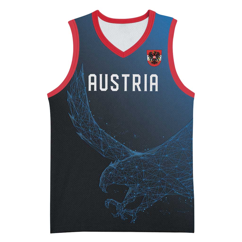 Custom World Football 2026 Austria Basketball Jersey Das Team Go Champions Blue Version