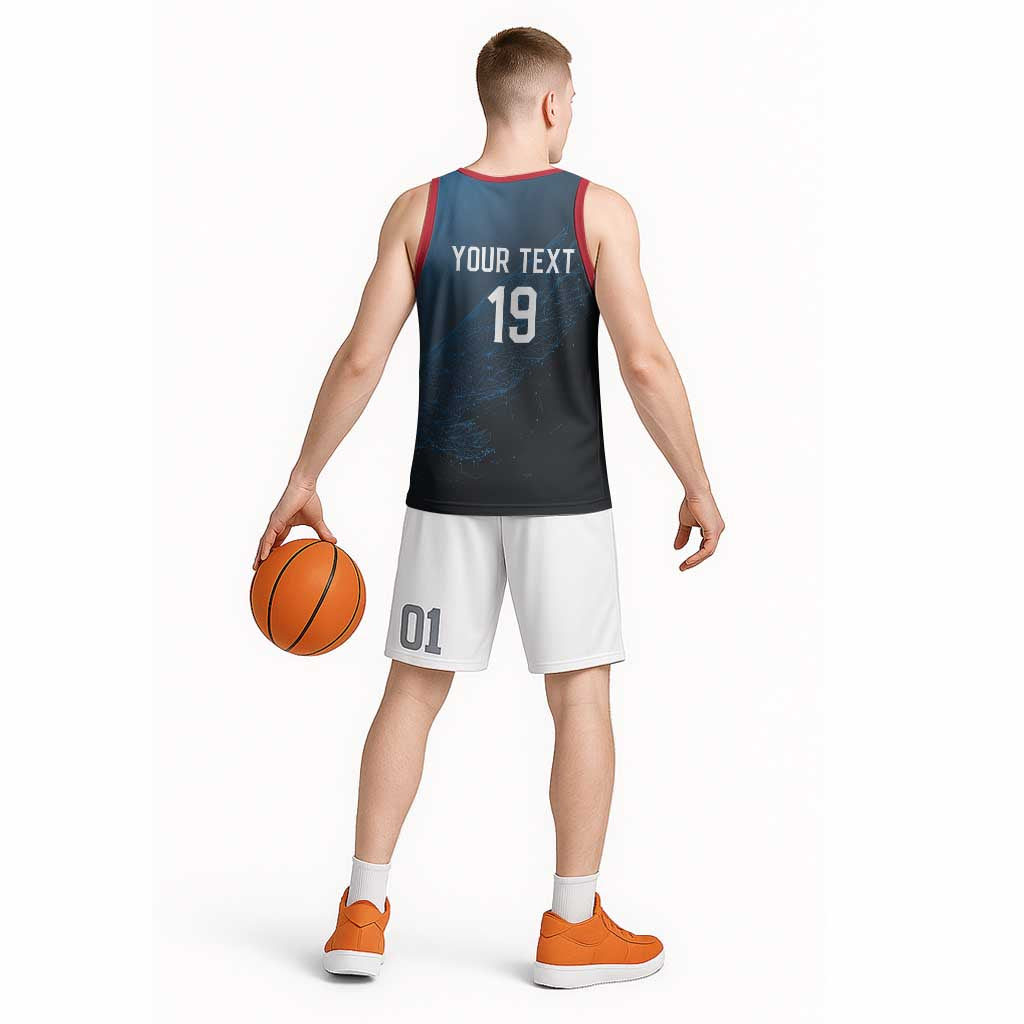 Custom World Football 2026 Austria Basketball Jersey Das Team Go Champions Blue Version
