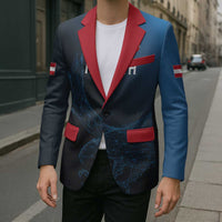 Custom World Football 2026 Austria Blazer Das Team Go Champions Blue Version