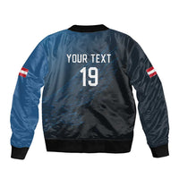 Custom World Football 2026 Austria Bomber Jacket Das Team Go Champions Blue Version