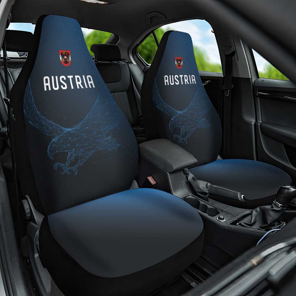 World Football 2026 Austria Car Seat Cover Das Team Go Champions Blue Version
