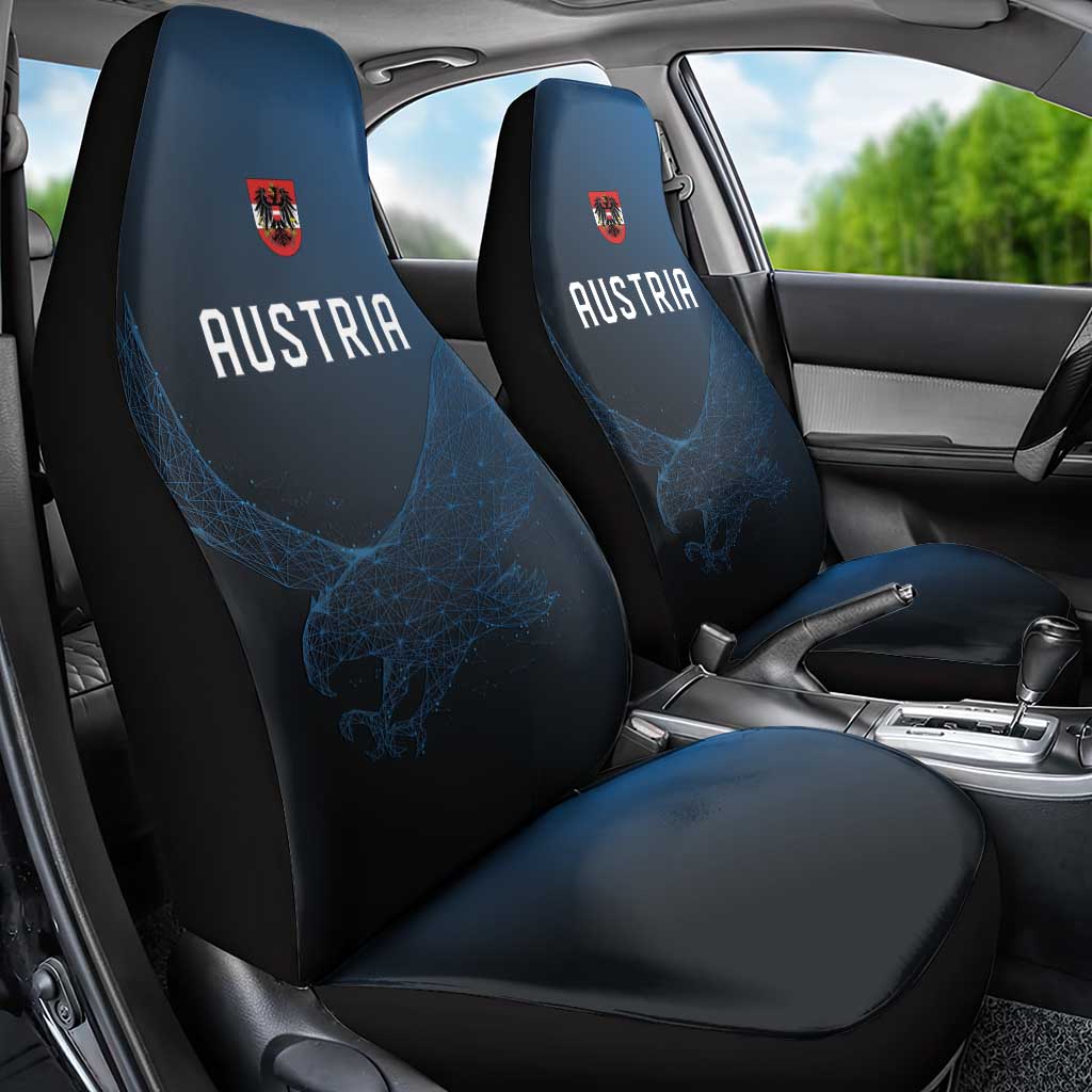 World Football 2026 Austria Car Seat Cover Das Team Go Champions Blue Version