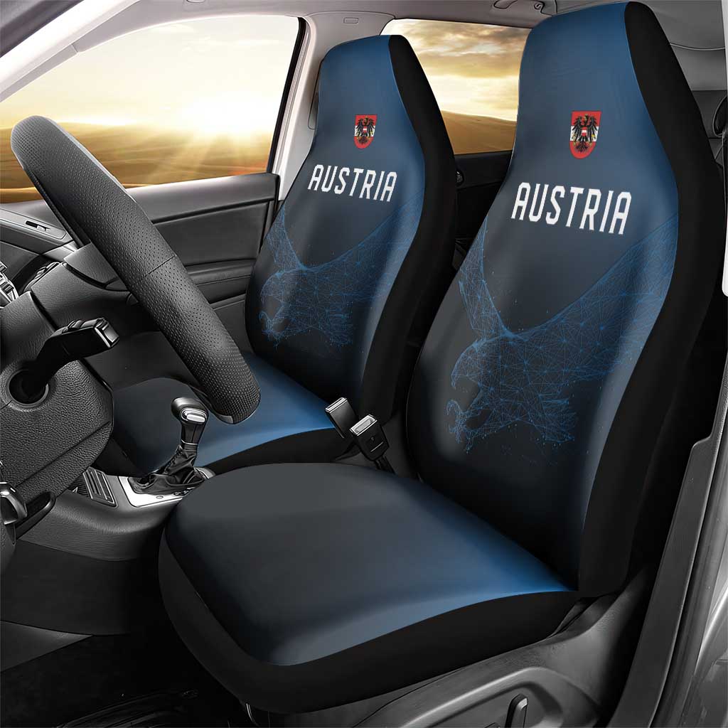 World Football 2026 Austria Car Seat Cover Das Team Go Champions Blue Version