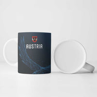 Custom World Football 2026 Austria Ceramic Mug Das Team Go Champions Blue Version