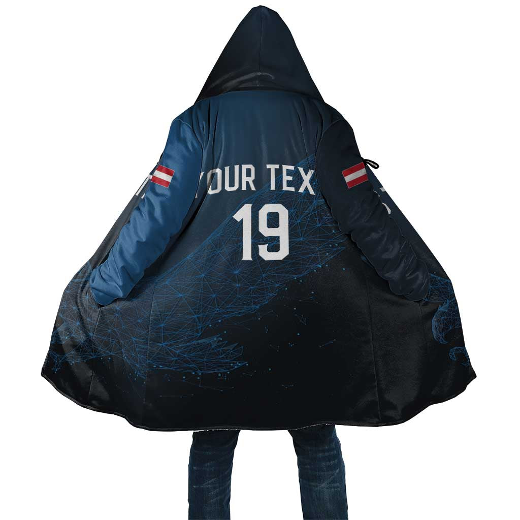 Custom World Football 2026 Austria Cloak Das Team Go Champions Blue Version