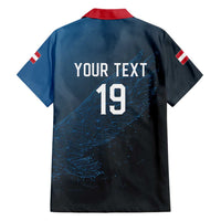 Custom World Football 2026 Austria Hawaiian Shirt Das Team Go Champions Blue Version